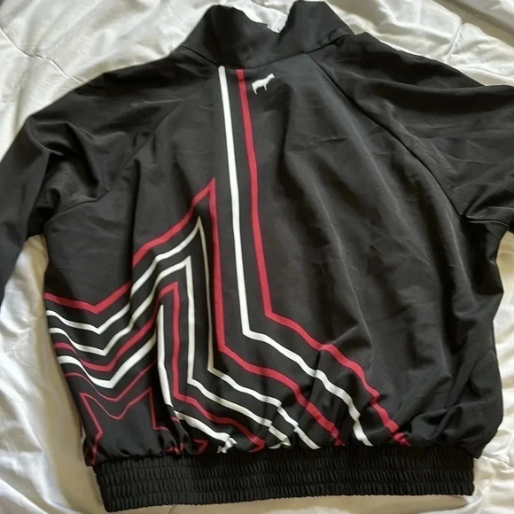 GoldSheep black with Star 1/4 zip jacket/ windbreaker size small - Picture 6 of 6